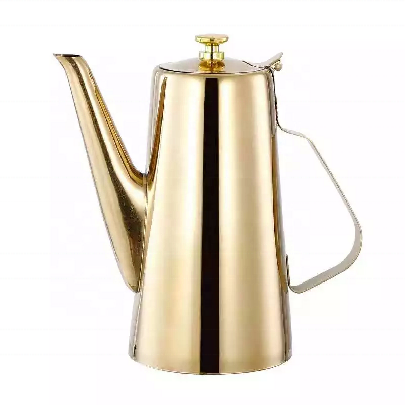 Teapots Manufacturer - Belly Shape 304 Stainless Steel Wholesale with Handle Heat Resistant Teapot Infuser