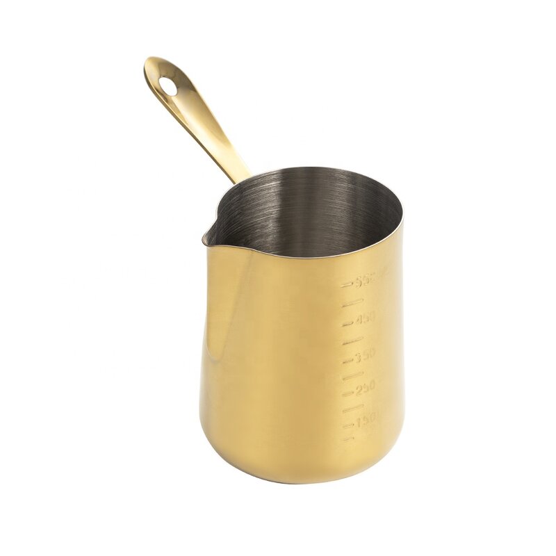 Milk Frothing Pitcher Manufacturer - Wholesale Stainless Steel 304 Barista Tools Coffee With Long Handle