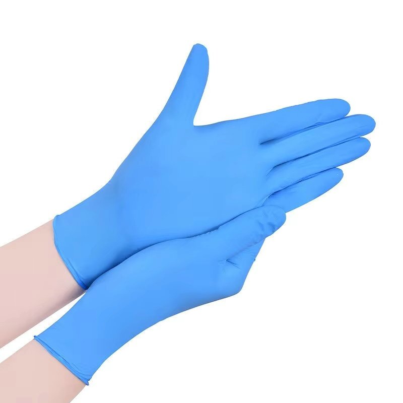 Disposable Nitrile Safety Gloves Manufacturer - High Sale 100% Blue Latex-Free for Touch