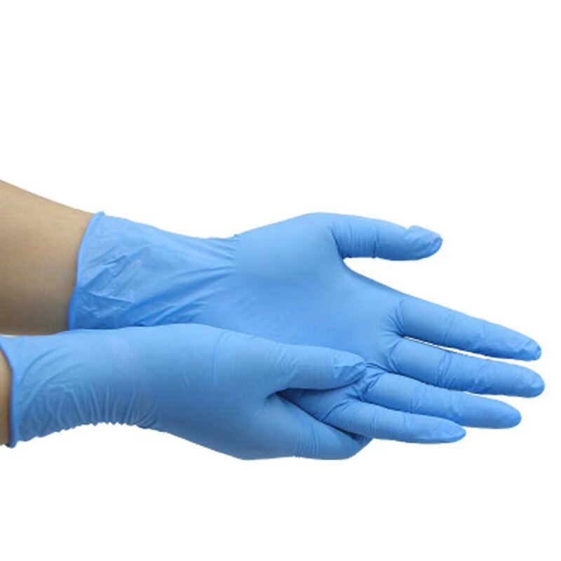 Disposable Nitrile Safety Gloves Manufacturer - High Sale 100% Blue Latex-Free for Touch