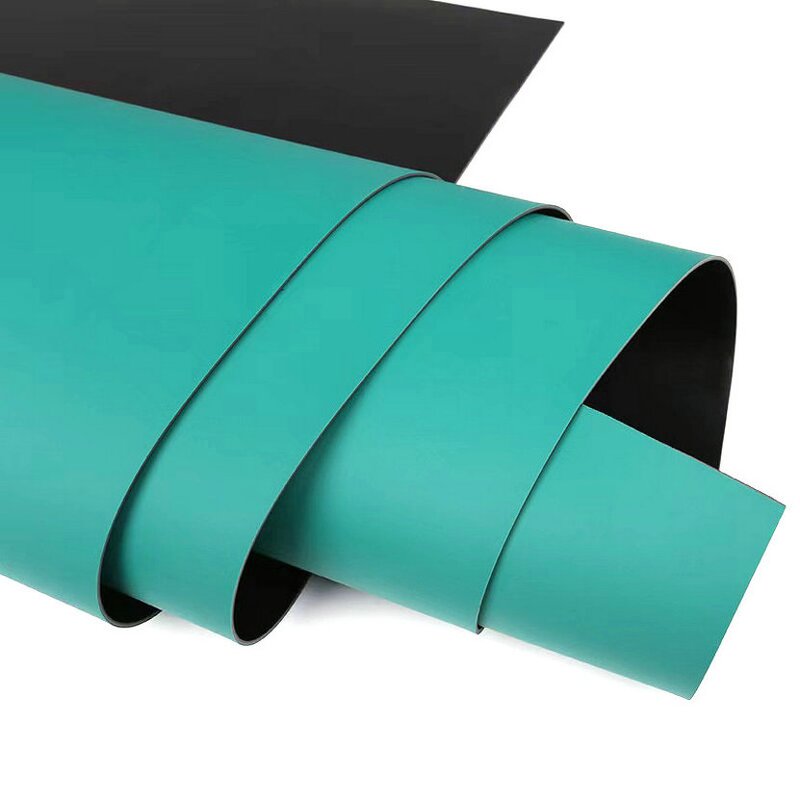ESD Table Mat Manufacturer - 100cm X 90cm 3mm Thick Black Antistatic
