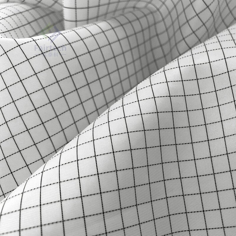 Conductive Anti Static ESD Fabric Manufacturer - Wholesale High Quality Twill Grid Cloth