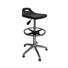 ESD Dental Stool Manufacturer - Chair with Backrest and Footrest