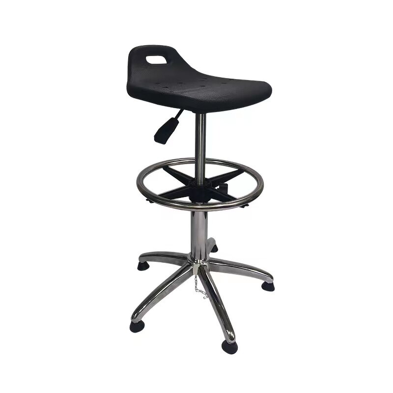 ESD Dental Stool Manufacturer - Chair with Backrest and Footrest