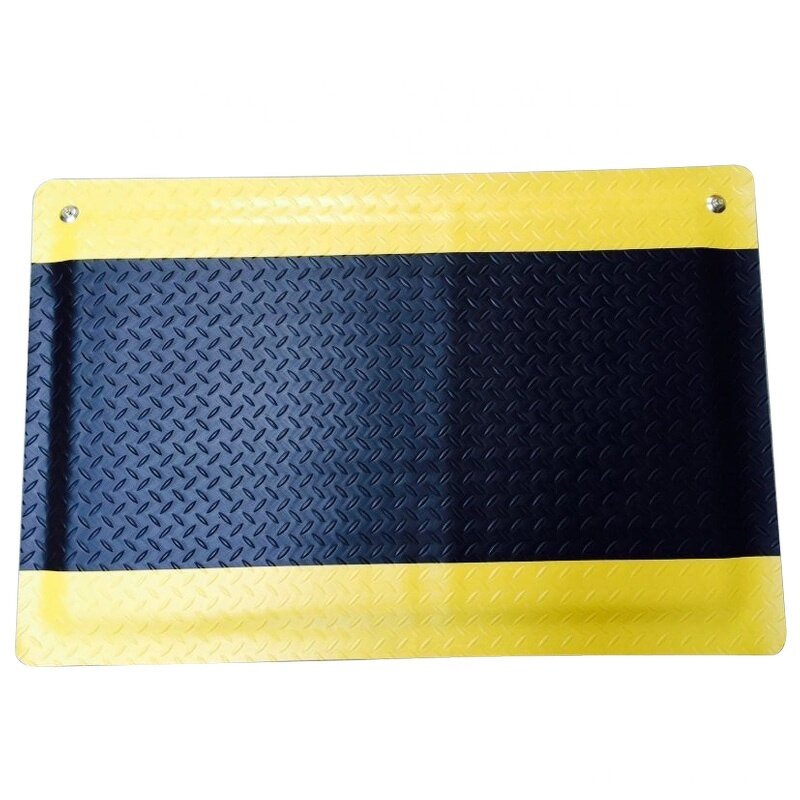 ESD-Safe Anti-Fatigue Mat Manufacturer - Anti Slip Comfort Dome Black 3 X 4 Flooring Mat