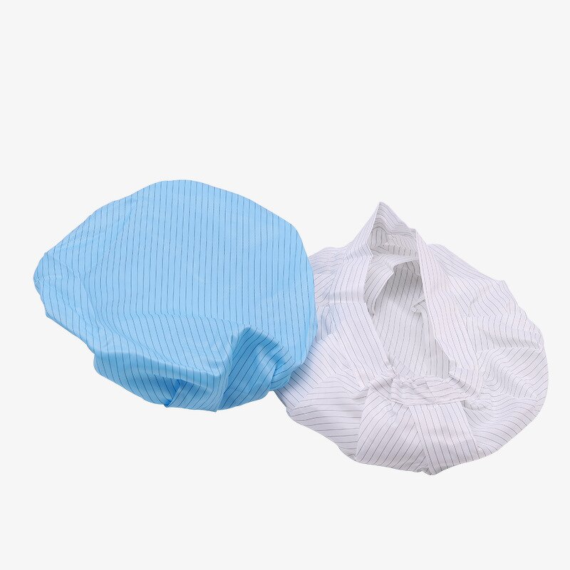 Cleanroom ESD Shawl Hat Manufacturer - Breathable Polyester Anti-Static