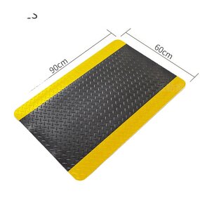 ESD-Safe Anti-Fatigue Mat Manufacturer - Anti Slip Comfort Dome Black 3 X 4 Flooring Mat