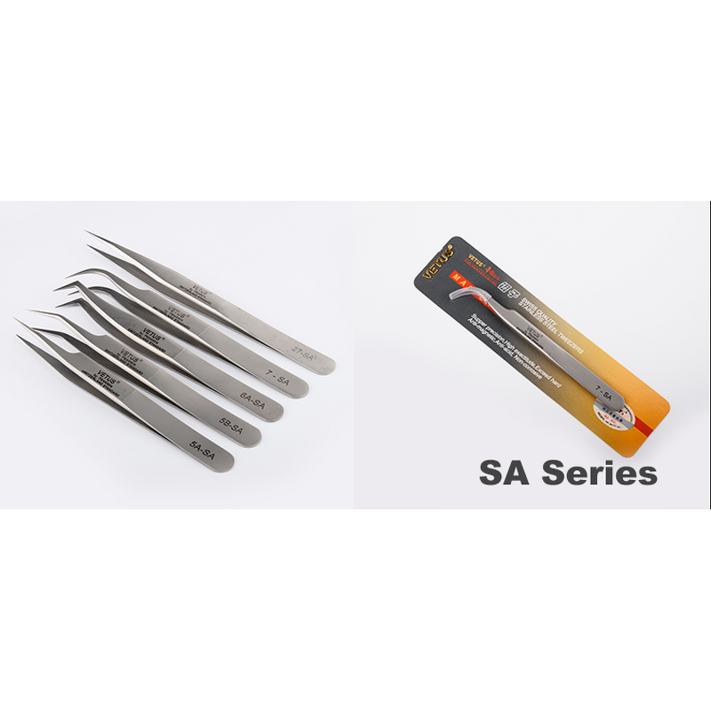 VETUS ESD Tweezers Manufacturer - Collection of ESD-10 to ESD-17 Safety Products