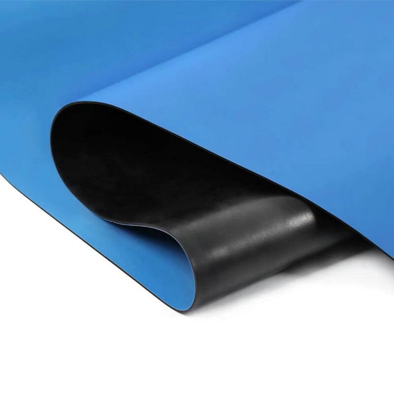 ESD Table Mat Manufacturer - 100cm X 90cm 3mm Thick Black Antistatic