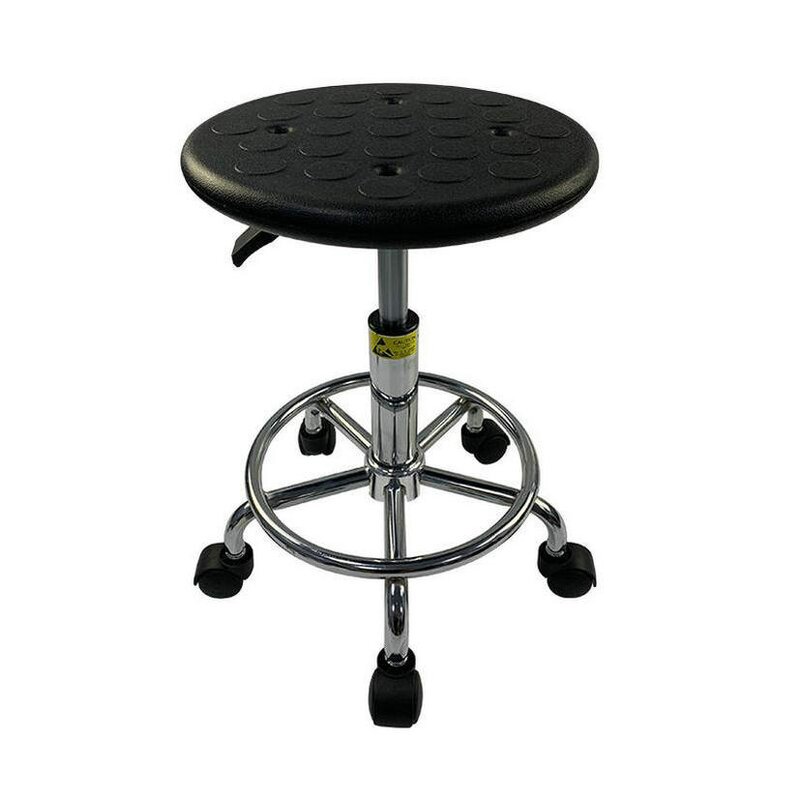ESD Laboratory Chair Manufacturer - Industrial Furniture Anti-static with Foot-ring Polyurethane Cleanroom Lab