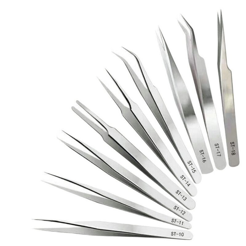 ESD-16 Stainless Steel Tweezers Manufacturer - Electronic Nose Pointed Tweezers