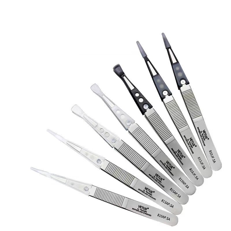 Esd Antistatic Vetus Tweezers Manufacturer - Sa Series Acid-resistant Good Eyebrow Tweezer