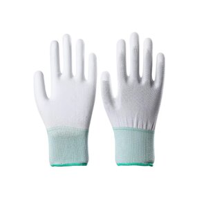 ESD Nylon Glove Manufacturer - FR0304 with Carbon Fiber PU Palm Coating