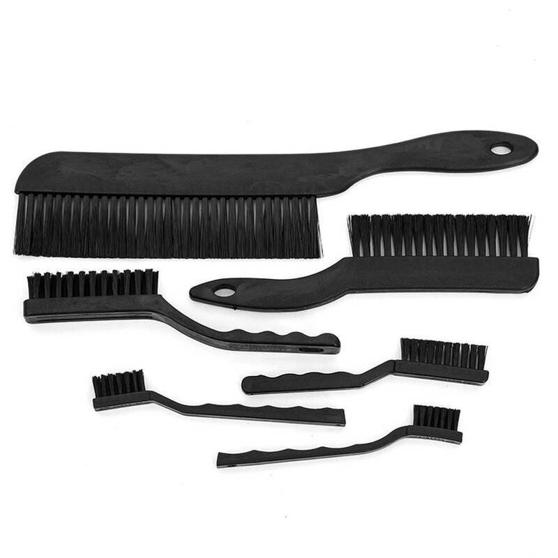 Anti Static Brush Manufacturer - Straight Handle L Size 1 Row Bristle 12 Holes Length 170mm