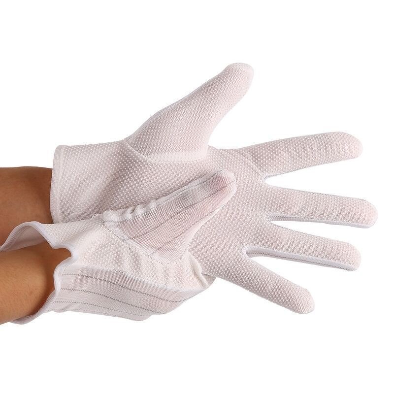 Cleanroom Esd Dotted Glove Manufacturer - Wholesale Bulk Dispenser Uk Fingerless Half Liner