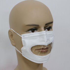 Anti-fog Transparent Mask Manufacturer - 2022 Teaching Use No Mist Party Window Clear Lip Mask