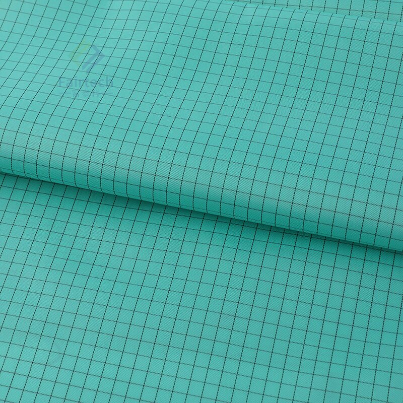 ESD Antistatic Fabric Manufacturer - Polyester 300D dust proof breathable 5mm grid