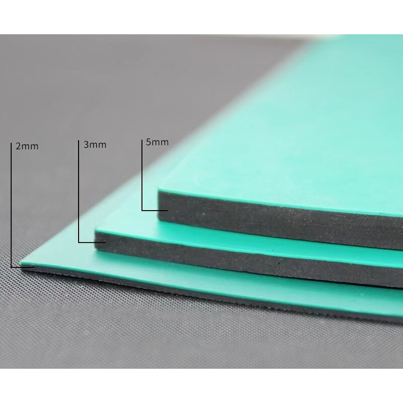 Anti-Slip Antistatic Rubber Sheet Manufacturer - 2mm Green Black ESD Table Mat
