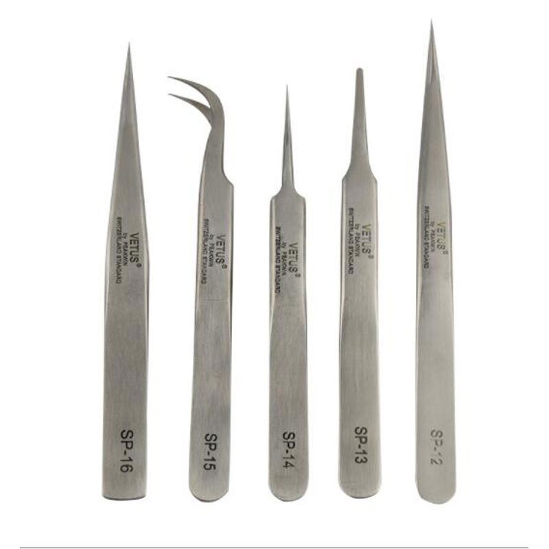Esd Antistatic Vetus Tweezers Manufacturer - Sa Series Acid-resistant Good Eyebrow Tweezer