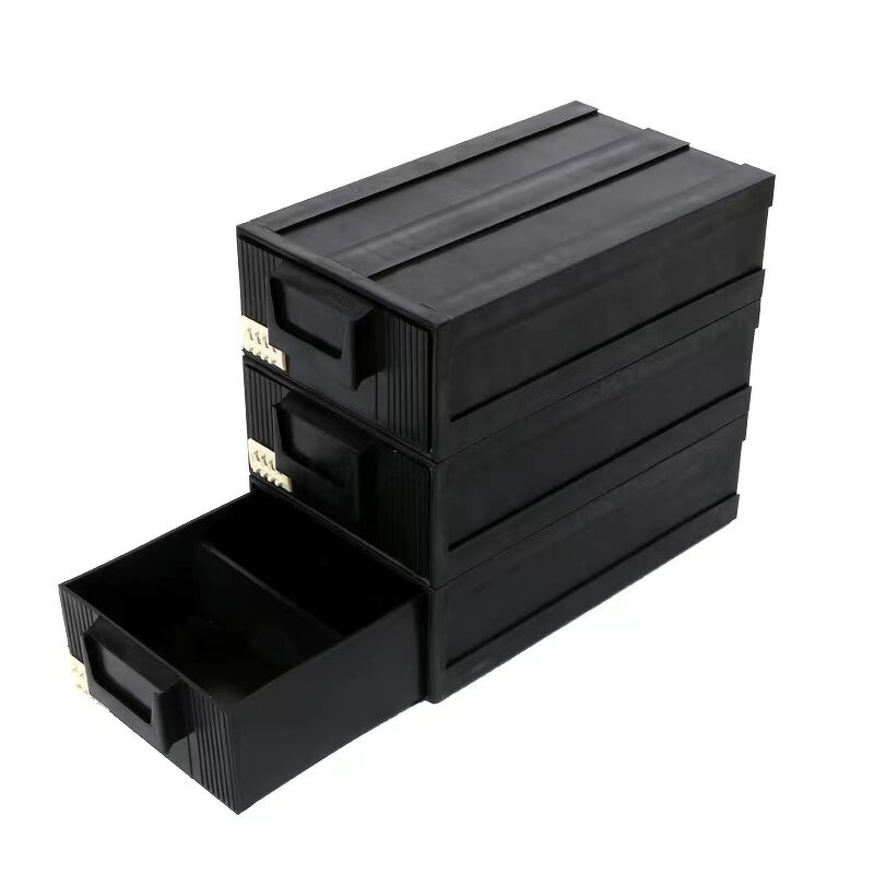 ESD Component Box Manufacturer - Conductive Antistatic Mat Drawing Anti-static Dry Gloves Storage Rack System with Safe Trays