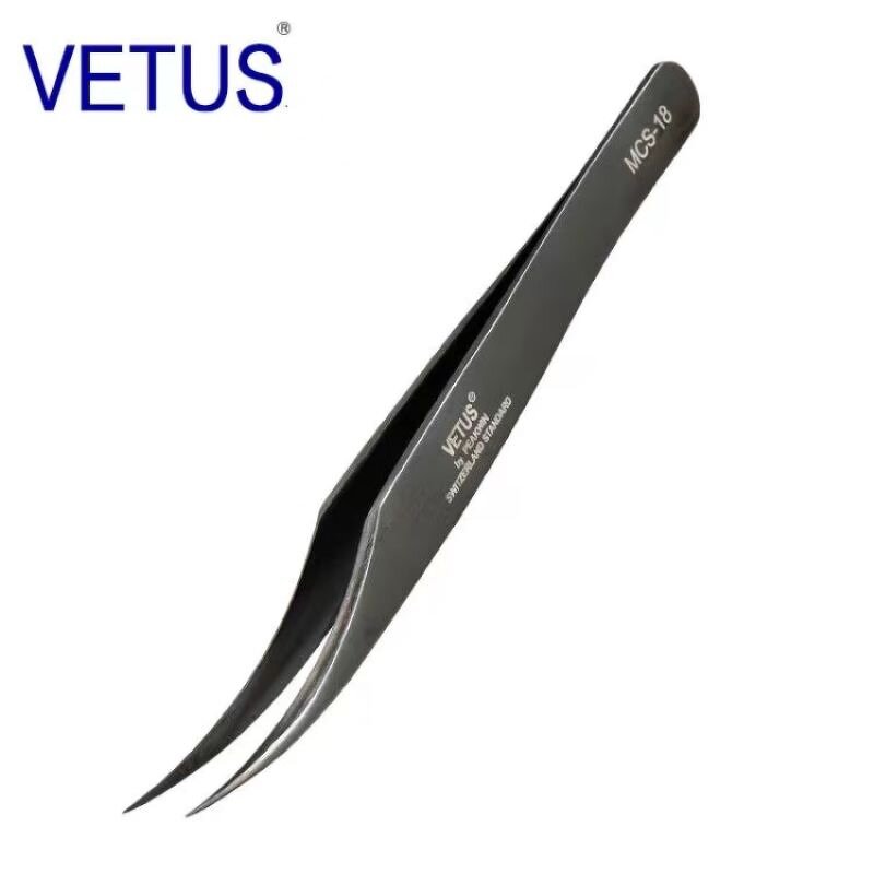 Precision Tweezers Manufacturer - Clean Room Conductive Esd Human Hair 3d Vetus Tweezer Mink Lash for Eyelash Extension