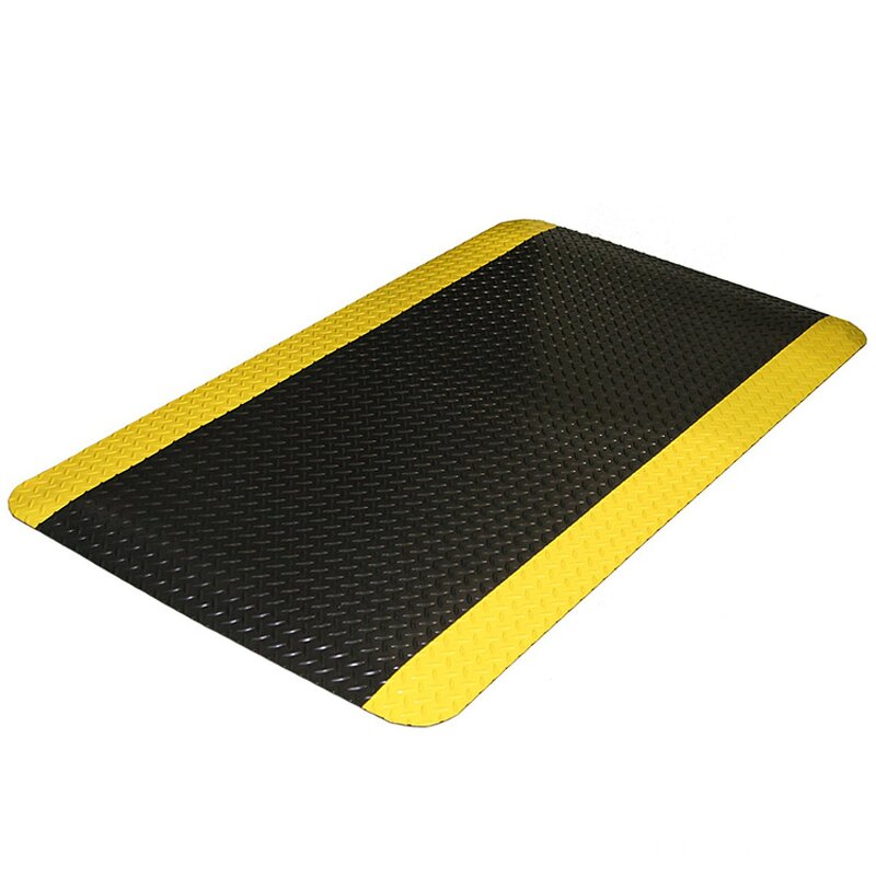 ESD Anti-Fatigue Mat Manufacturer - 600X900mm Black+Yellow Color Durable Reusable