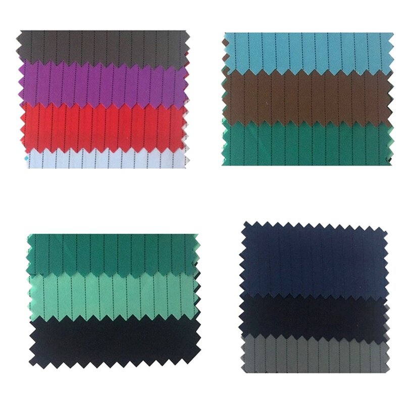 Anti-static TC Fabric Manufacturer - High Quality Grid ESD Cleanroom Clothes Clothing Material