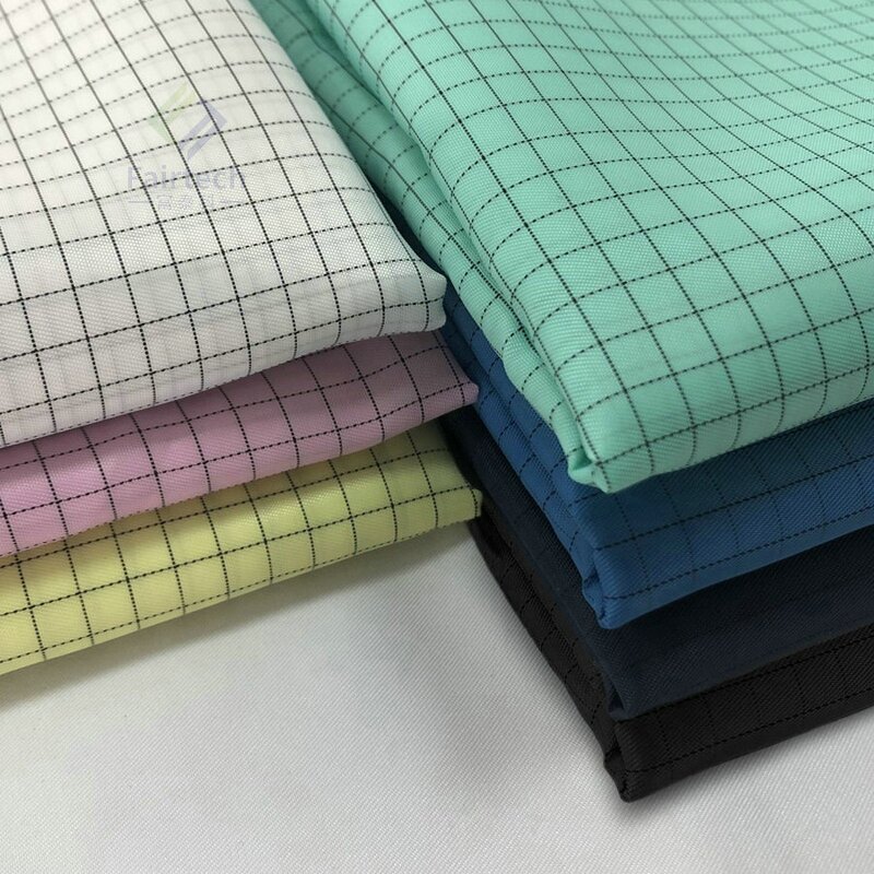 Conductive Anti Static ESD Fabric Manufacturer - Wholesale High Quality Twill Grid Cloth