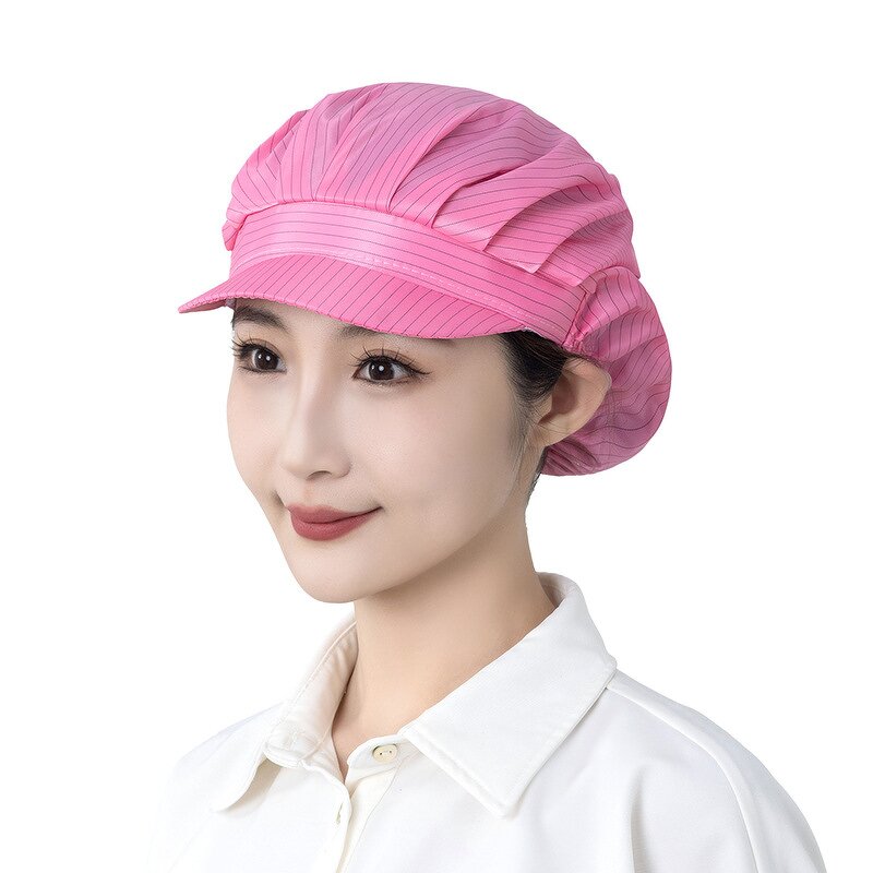 Cleanroom Esd Cap Manufacturer - Factory Bump 2 Feet and Plugs Hood Working Bouffant Caps Plug