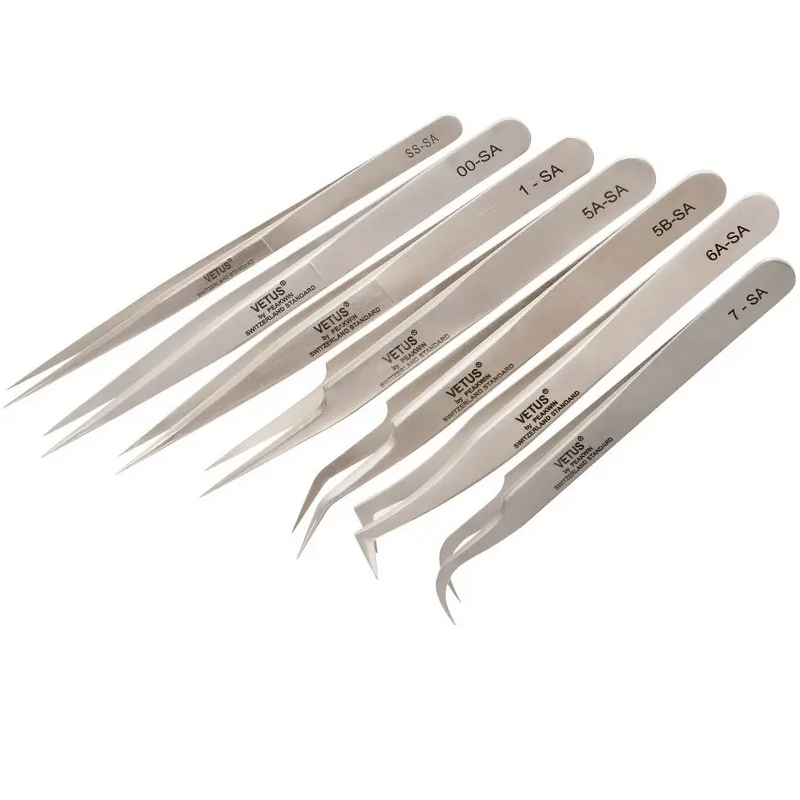 Precision Tweezers Manufacturer - Product 2017 New Arrival Led Lighted Eyebrow Bzs02/ Weezerman Slant Tweezer Ful Size