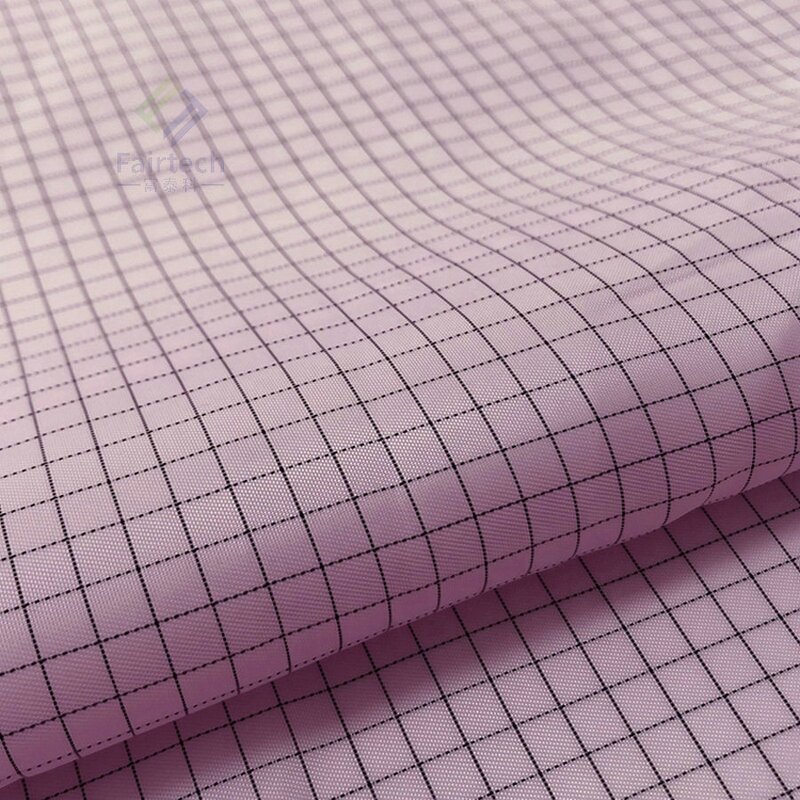 Antistatic ESD Fabric Manufacturer - Factory Supply 150meters 5mm Stripe Industrial Cleanroom