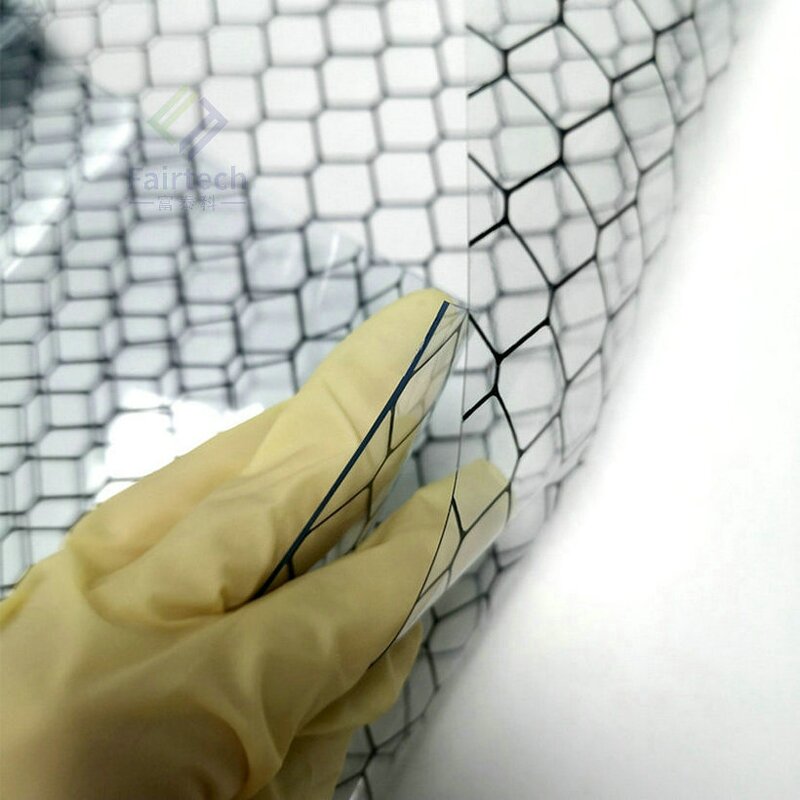ESD Antistatic PVC Grid Curtain Manufacturer - Transparent for Cleanroom Industry Clear