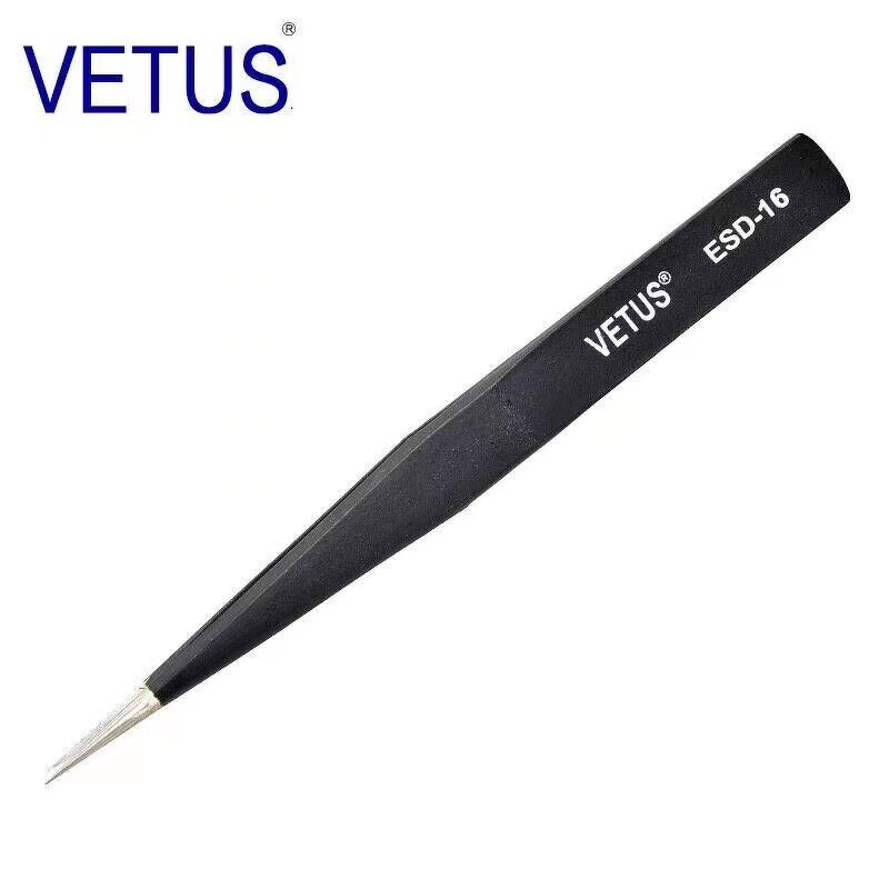 Precision Tweezers Manufacturer - Cheap Low Price Stainless Steel Tweezer Vetus Esd-12 Anti-static Eyebrow Scissors