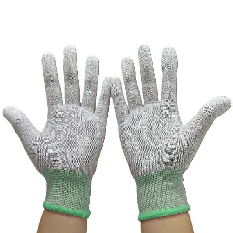 Conductive Copper Fiber Glove Manufacturer - FR0306 PU Fingertip Coating Gloves