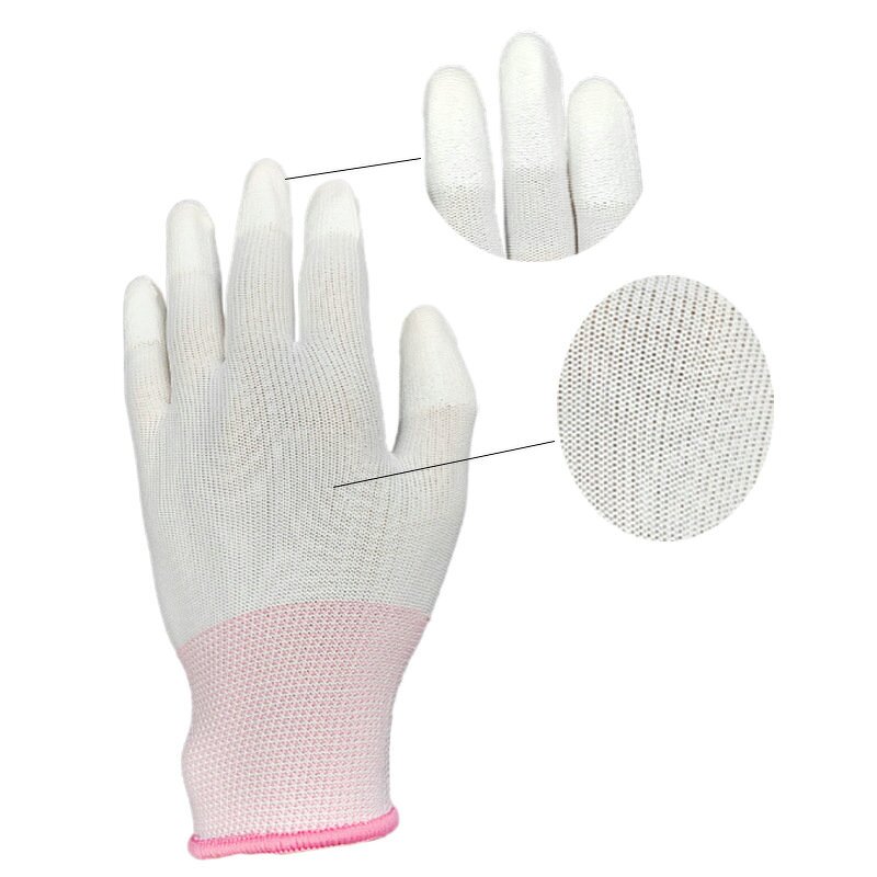 ESD PU Finertip Coating Gloves Manufacturer - FR0305 with Carbon Fiber Safety Gloves