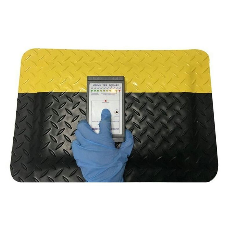 ESD Anti-Fatigue Mat Manufacturer - 600X900mm Black+Yellow Color Durable Reusable