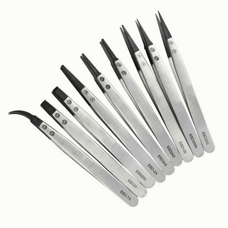 Rubber Tipped Tweezers Manufacturer - Replaceable Tip Esd Tweezers