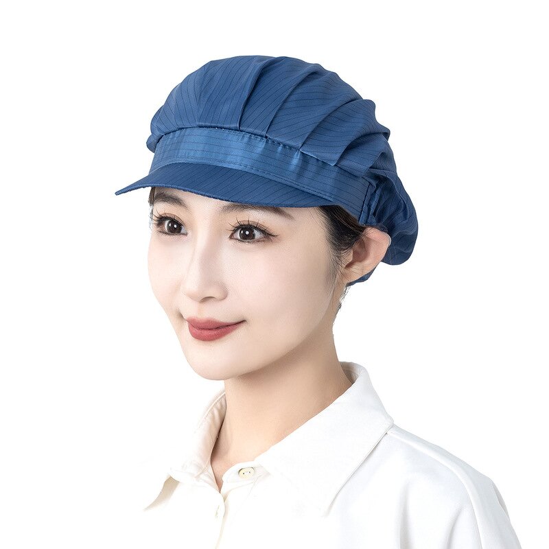 Cleanroom Esd Cap Manufacturer - Factory Bump 2 Feet and Plugs Hood Working Bouffant Caps Plug