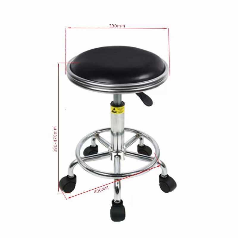 ESD Anti-Static Lab Chair Manufacturer - for School & Hospital Laboratories Easy Lift Rotation PU Foam Backrest Dust-Free Workshop