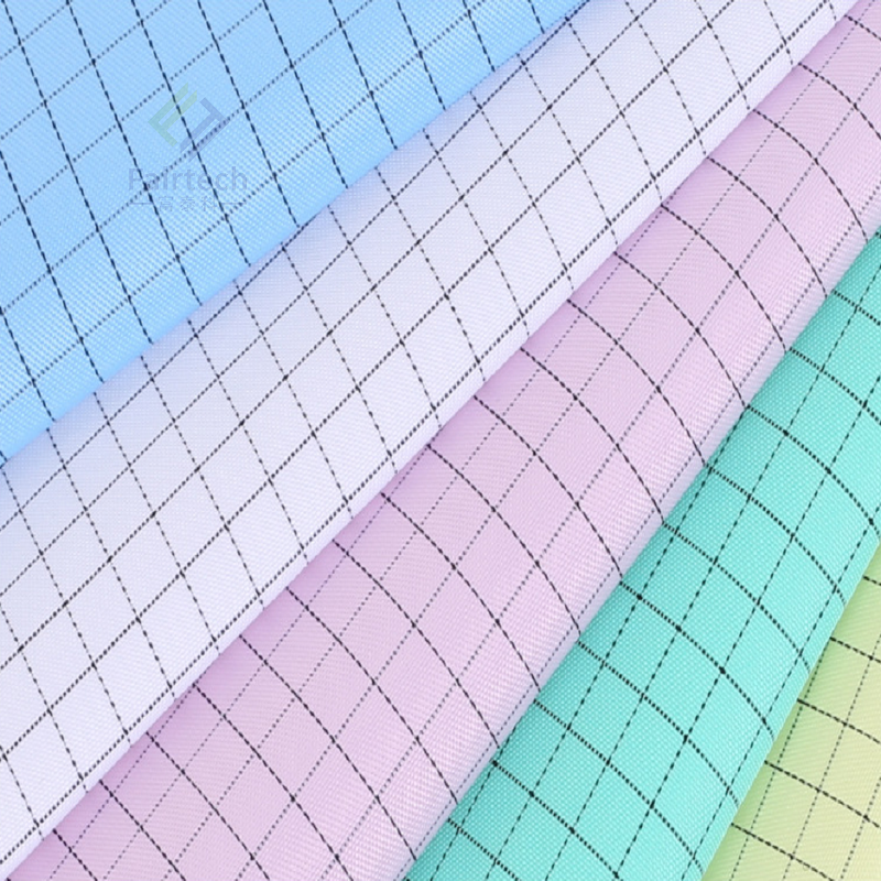 Antistatic ESD TC Fabric Manufacturer - China Supply Easy to Cut and Sew 5mm Carbon Grid for Clothing