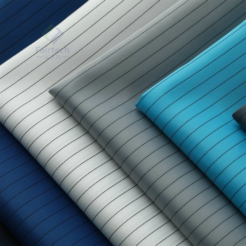 ESD Antistatic Fabric Manufacturer - Polyester 300D dust proof breathable 5mm grid