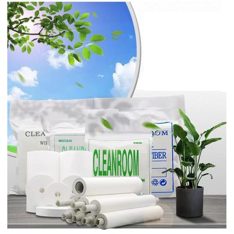 Maxclean Dust Cloth Manufacturer - 100% Polyester Cleaning Dry Wiper for Clean Room Safety Product