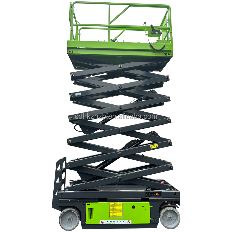 Electric Scissor Forklift - Fast Charging Hydraulic Buffering 8 Hours Range
