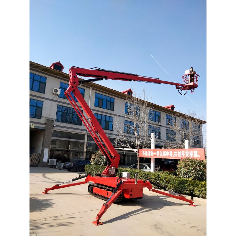 Hydraulic Crane Lift - Aerial Work Platform Electric Towable Boom Lift