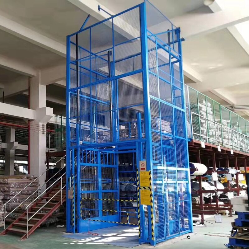 Home Use Electric Cargo Lift Platform - Steel Material Gear Bearing