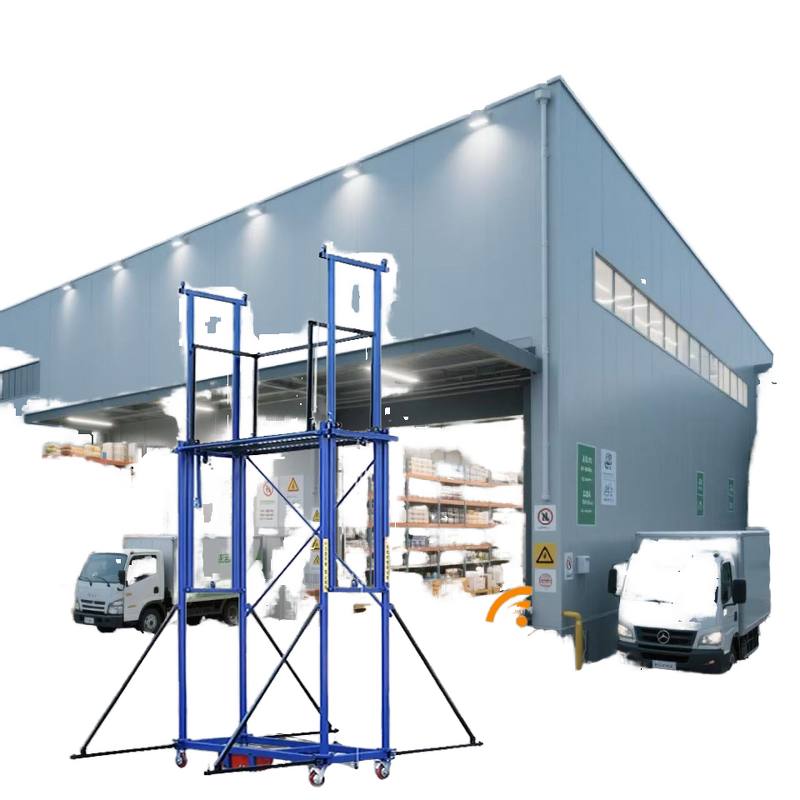 Scaffolding Tower - Foldable Electric Lift Platform Telescopic