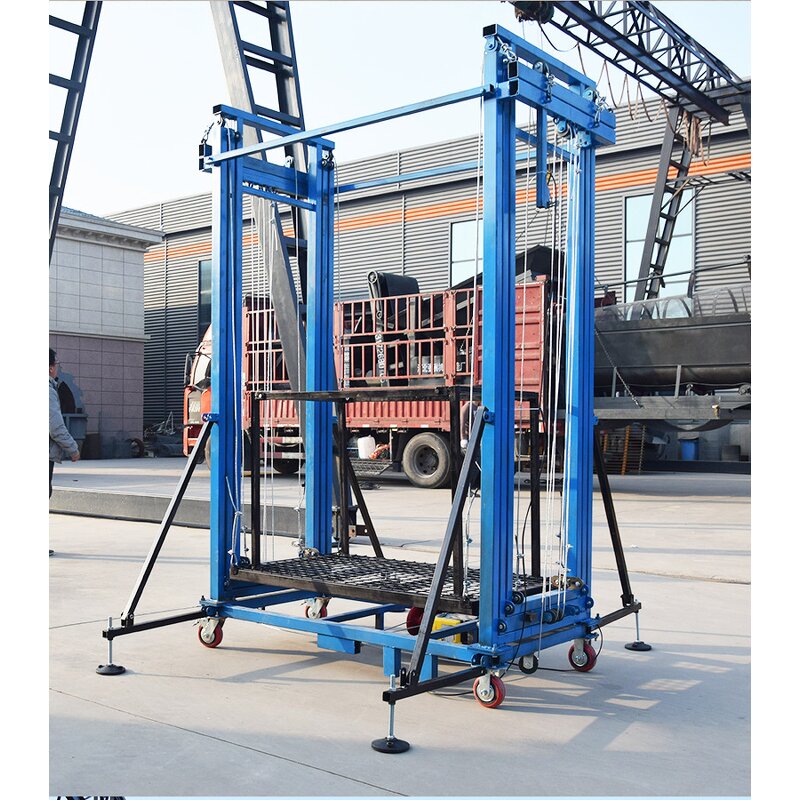 Scaffolding Tower - Foldable Electric Lift Platform Telescopic