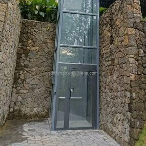 Outdoor Hydraulic Residential Home Elevator - 2-4 Stories Automatic Door