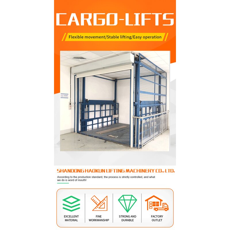 Portable Wall Mounted Electric Hydraulic Platform - Mini Home Steel Lift