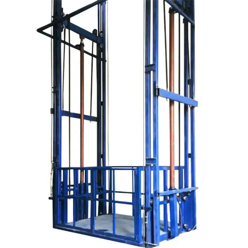 Construction Site Cargo Lift - Indoor Guide Rail Elevator 500kg